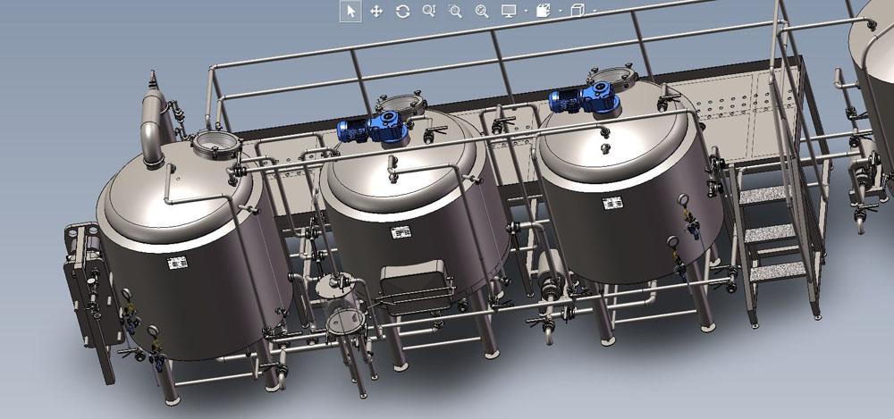 3D Drawing for Brewhouse